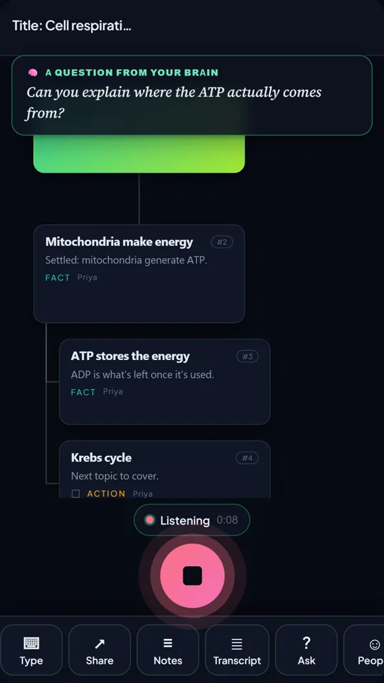 TalkGraph's pop-up during revision: can you explain where the ATP actually comes from?